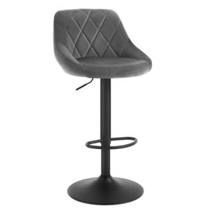 WOLTU 1x Taburete de Bar con Respaldo Terciopelo Regulable…