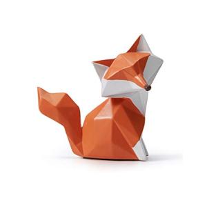 Amoy-Art Zorro Figura Decorativa Animal Escultura Estatua M…