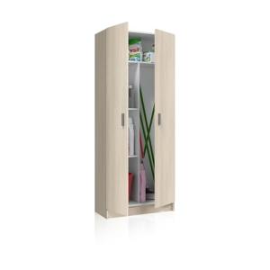 duehome | Armario Multiusos, Escobero, 2 Puertas, Modelo Mu…