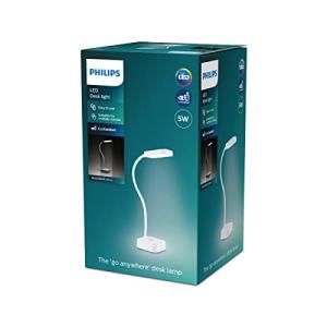 Philips - Lámpara LED de mesa tipo Flexo Philips Ivory Luz…