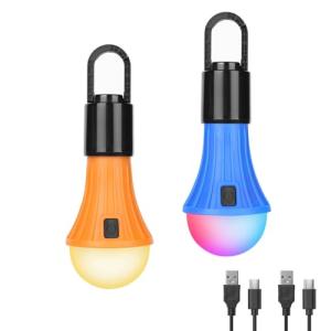 Lepro Luces de Cámping Recargable, 7 Modos de Luz Blanca y…