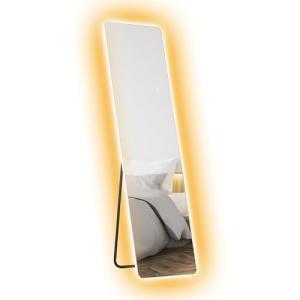 HOMCOM Espejo de Cuerpo Entero con Luz LED 150x40 cm Espejo…