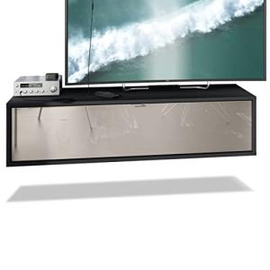Vladon Mueble televisor Lana 120 Mueble de Pared para telev…
