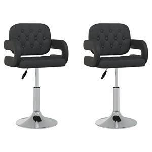 vidaXL 2X Sillas de Comedor Giratorias Asiento Mobiliario M…