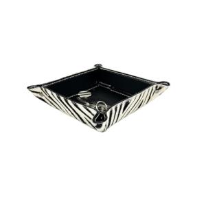 FrasiBags Vaciabolsillo Animalier y Cuero Genuino, Bandeja…