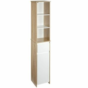 kleankin Armario Alto de Baño Mueble Columna de Baño con 1…