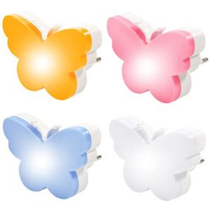 Pipihome Set de 4 Luz Nocturna Infantil, Enchufe LED de Luz…