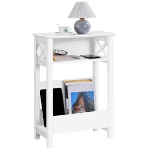 Yaheetech Mesita Auxiliar 50x25x70 cm Mesilla de Noche de 3…