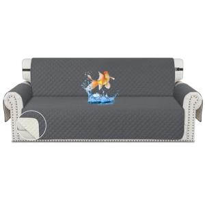 CHELZEN Funda de sofá Impermeable 4 Plaza sofás con Protect…
