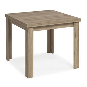 Mobelcenter, Mesa Comedor Cuadrada Extensible Natural, Mesa…