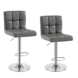 WOLTU 2X Taburete de Bar Silla de Bar Cuero Sintético Muebl…