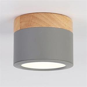 Foco pequeño de madera maciza creativa nórdica 5W Downlight…