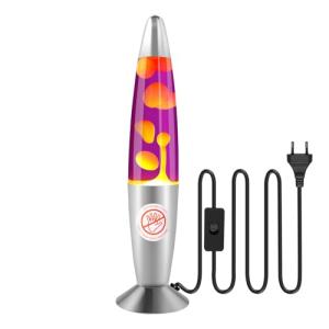 Ajacxet lámpara de lava violeta y amarilla 34 cm – retro de…
