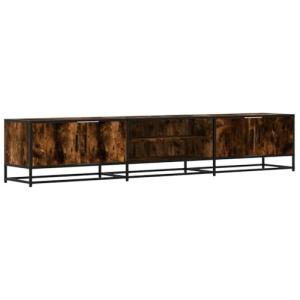 vidaXL Mueble para TV Madera de ingeniería Roble Ahumado 21…