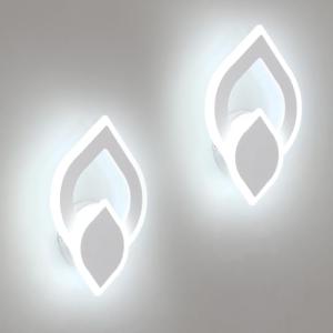 Mckalen Aplique Pared Interior LED, 2 Piezas 16W 1800LM Luz…