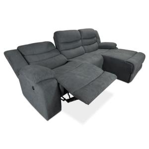 amuéblate online Sofá Chaise Longue con Función Relax, Mode…