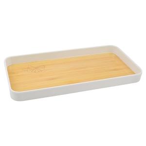 DAGORD Bandeja Rectangular 30x15cm Bandeja Resina Baño Band…