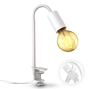 B.K.Licht I Lámpara de mesa giratoria con interruptor de ca…