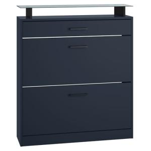 Vladon Zapatero Enigma, Zapatero para 16 Pares de Zapatos c…