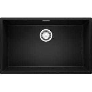 Fregadero bajo Encimera Negro 76x47cm, Fregadero Cocina 1 S…
