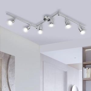 Bojim Lámparas de Techo LED 6 Focos Orientables, Luz de tec…