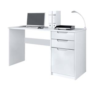Vladon Escritorio Logan, Mesa Oficina con 2 Cajones y 1 Pue…