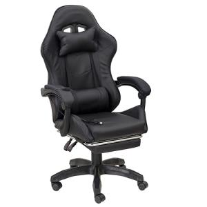 Baroni Home Silla Gaming Ergonómica con Masajeador Lumbar,…
