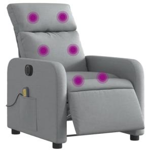 vidaXL Sillón Reclinable de Masaje Eléctrico, Silla con Res…