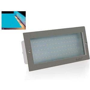 ASLO® Lámpara de pared LED empotrable de acero inoxidable,…