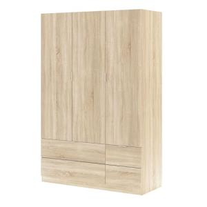 Habitdesign LCX453F - Armario Ropero 3 Puertas y 4 Cajones,…
