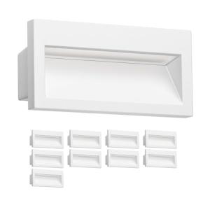 ledscom.de 10 LED aplique empotrable NOLA, downlight para e…