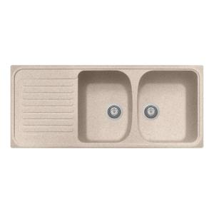 Plados Fregadero de cuarzo de cocina empotrado HR1162 dos c…