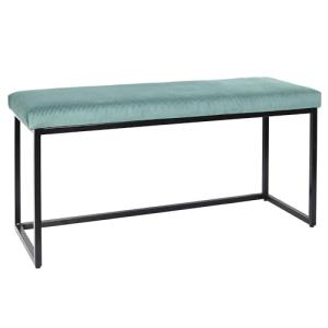 THE HOME DECO FACTORY Banco 100x39 H.49 CM Azul
