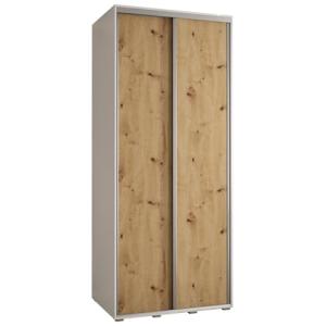 ABIKSMEBLE Davos 1 110 Armario Correderas Doble para Dormit…