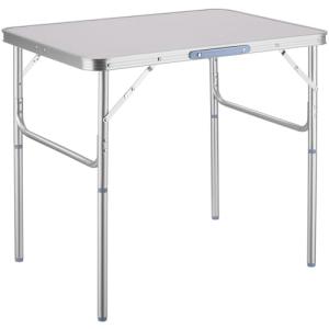 TecTake® Mesa Plegable Aluminio, Mesa Camping con Altura Aj…