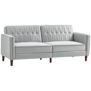 HOMCOM Sofá Cama de 3 Plazas Sofá Cama Convertible Tapizado…