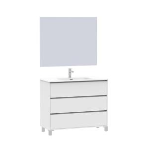 Baikal Mueble de Baño Lex. Mueble MONTADO. 3 Cajones con Pa…