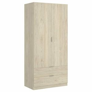 DEKIT GRUPO RIMOBEL Armario ropero 2 Puertas y 2 cajones, M…