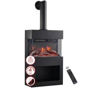 KAMINIO Eléctrica chimenea HENRI con tubo de chimenea - Est…