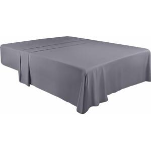 Utopia Bedding Sábana Plana - Sábana Encimera Suave de Micr…