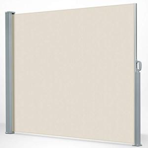 KARAT Toldo lateral extensible en color beige – 180 x 300 c…