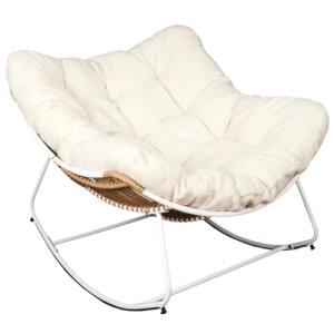 THE HOME DECO FACTORY Sillón de Asiento de Tela buclette Od…