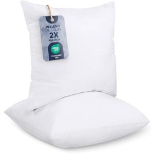 Utopia Bedding Relleno de Cojín 45 x 45 cm (2 Unidades), Fi…