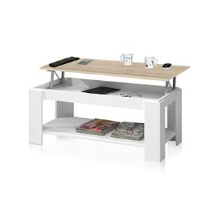 Mesa Centro con revistero, Mesa elevable, mesita Mueble Sal…
