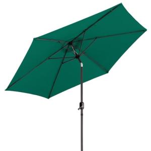 LOLAhome Parasol inclinable de Ø300 cm, Verde, mástil Ø38mm…