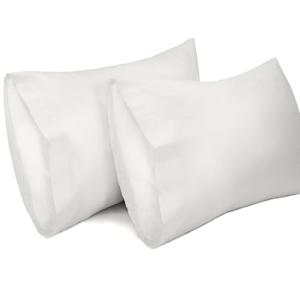 Lirex 2 Paquetes Fundas de Almohada, 100% Algodón Transpira…
