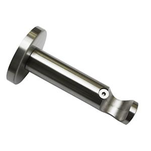 GARDINIA Soporte de metal para barras de cortinas, 1 vía, A…