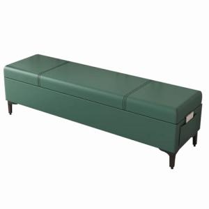 Banco de almacenamiento otomano con asiento acolchado, eleg…