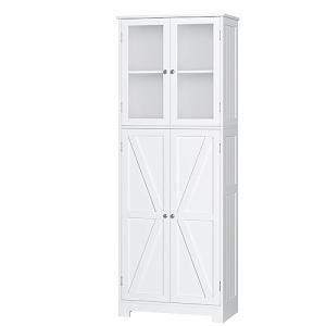 HOCSOK Mueble Columna de Baño, Mueble Auxiliar de Almacenaj…