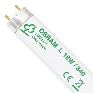 Osram Lumilux T8 G13 L 18W 840 Lámpara fluorescente